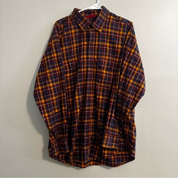ORVIS Men's Plaid Button Down Size Large 100% Cotton Casual Mid-Weight Durable - Picture 1 of 10